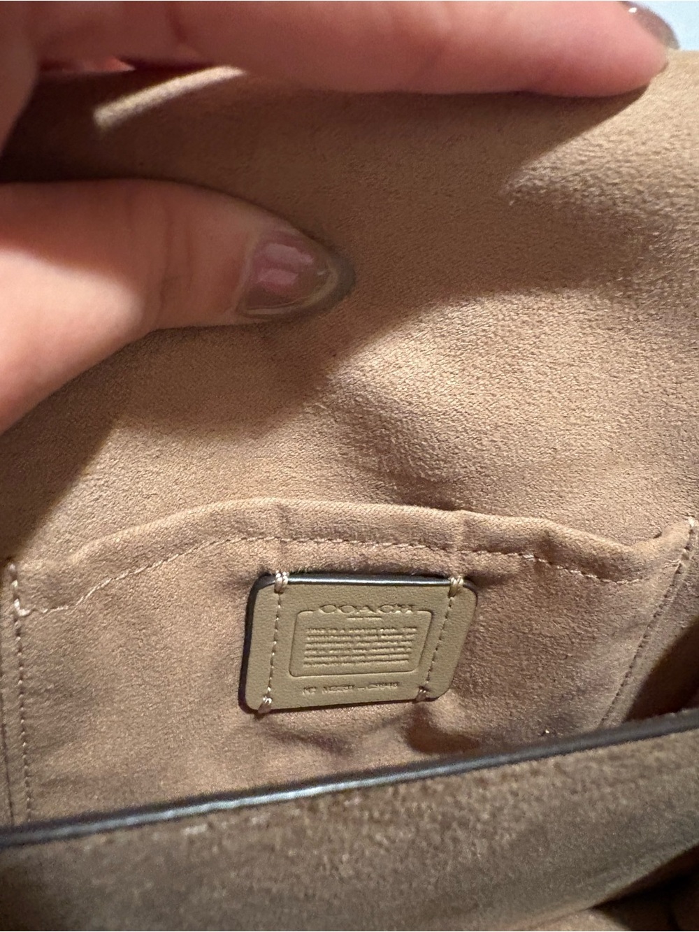 Coach Small Klare Crossbody Purse Beige/Light Tan Signature - Picture 13 of 13